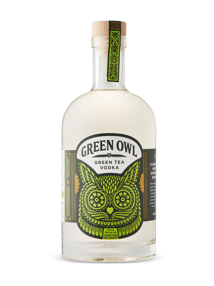 GREEN OWL GREEN TEA VODKA 35%ABV 750ml