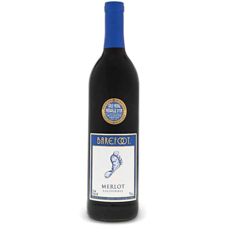 Barefoot Merlot 13.00%ABV 750ml