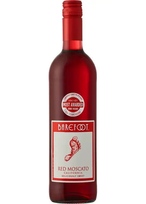 Barefoot Red Moscato 9.00%ABV 750ml
