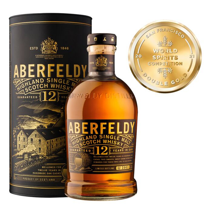 ABERFELDY 12 YEAR OLD 40%ABV 750ml