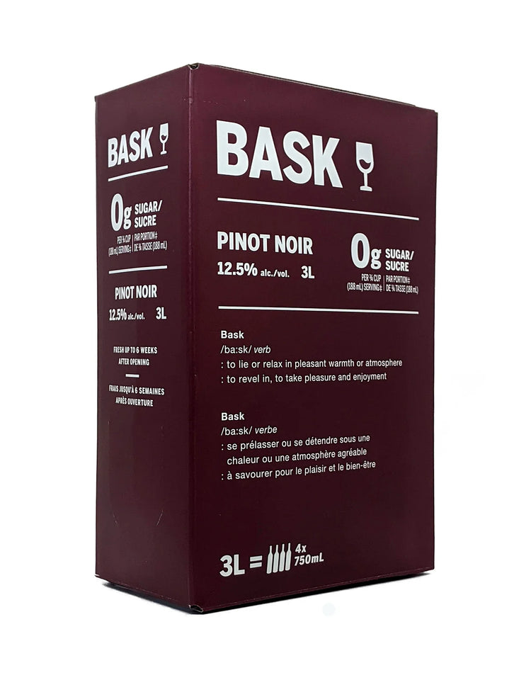 Bask Pinot Noir 13.50%ABV 3L