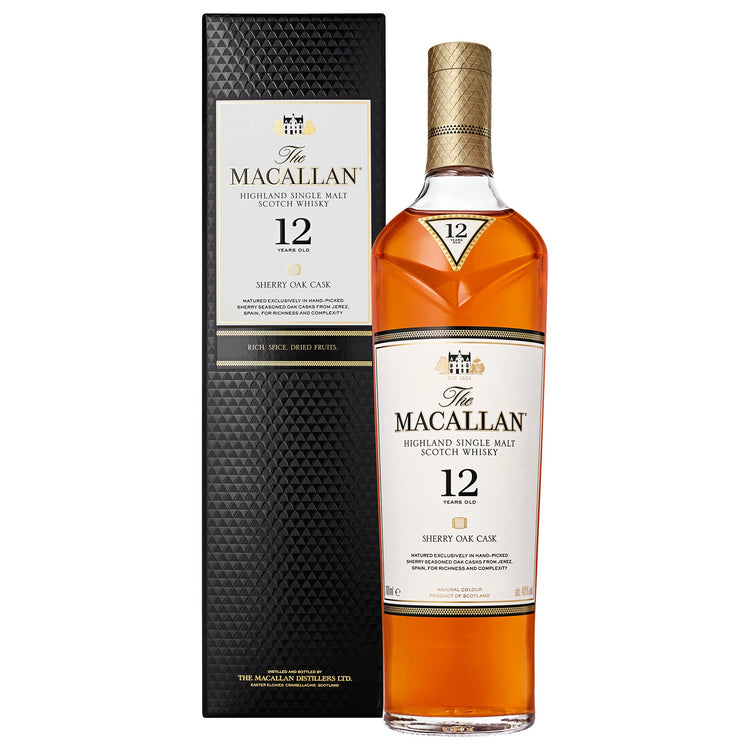 MACALLAN SHERRY 12 YR 43%ABV 750ml
