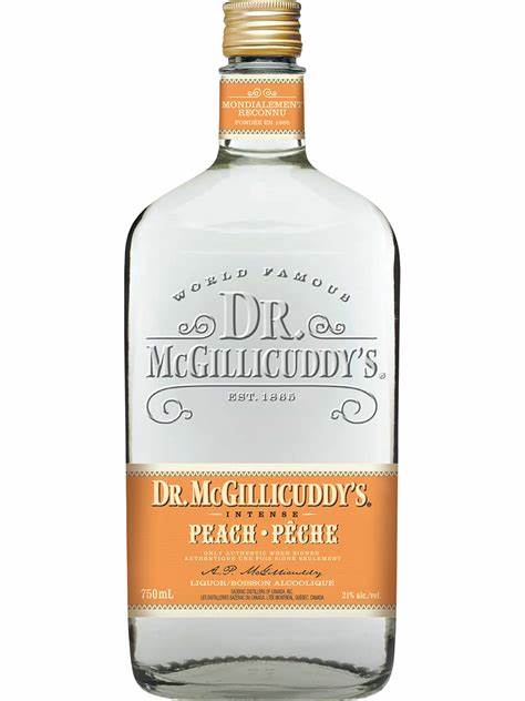 Dr. Mcgillicuddy's Peach 21%ABV 750ml
