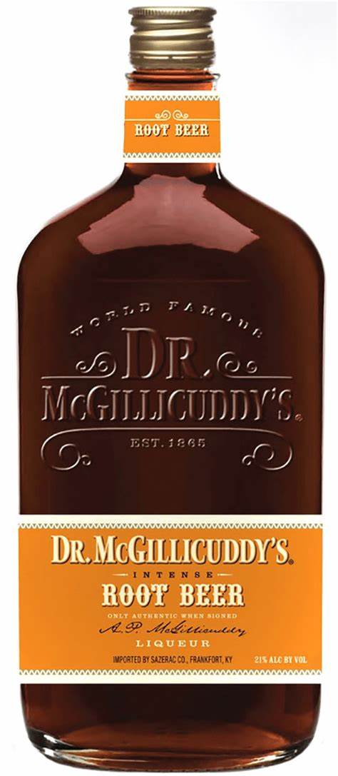 DR MCGILLICUDDY'S ROOT BEER 21%ABV 750ml