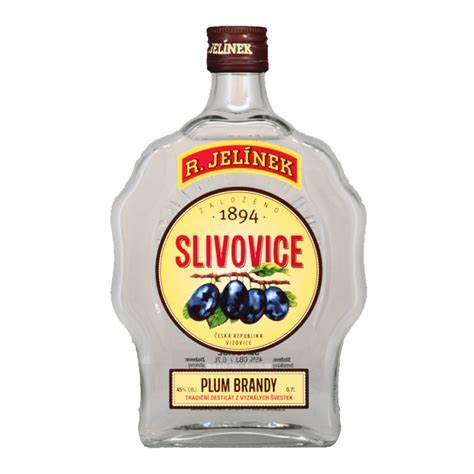 PLUM BRANDY WHITE JELINEK 45%ABV 700mL