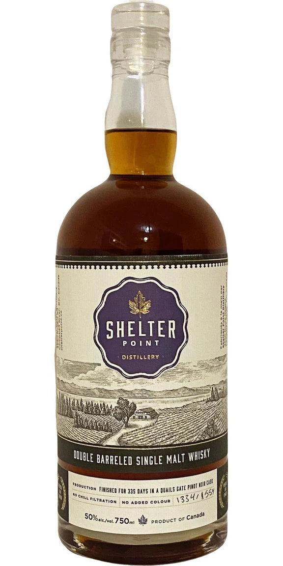 Shelter Point Double Barrel Single Malt 750ml