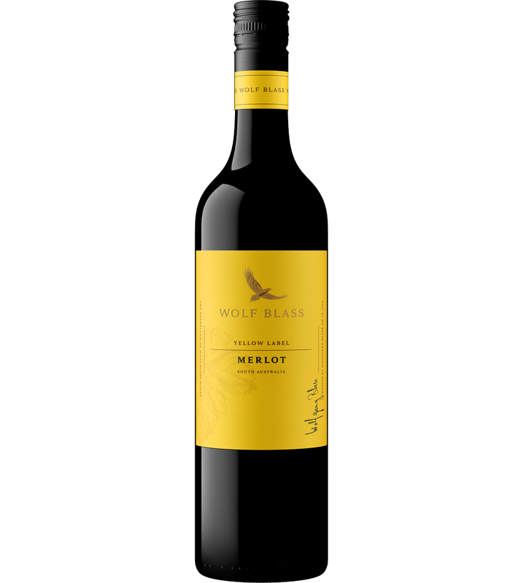 Wolf Blass Yellow Label Merlot 2021 13.50%ABV 750ml