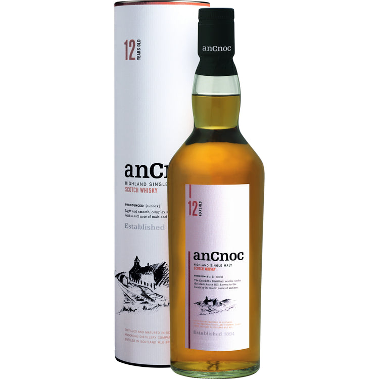 AnCnoc 12 Year Old 40%ABV 750ml