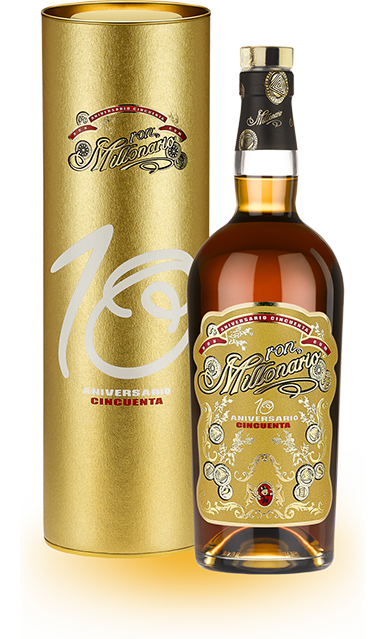 RON MILLONARIO 10 ANIVERSARIO CINCUENTA  50%ABV 700ml