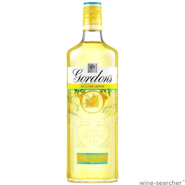 GORDON'S SICILIAN LEMON GIN  38%ABV 750ml