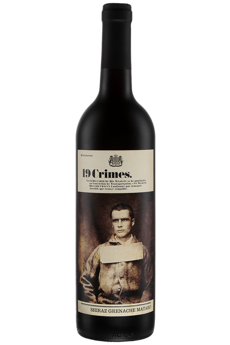 19 Crimes  Shiraz - Grenache - Mataro 2020  14.50%ABV 750ml