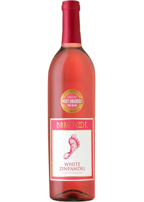 Barefoot  White Zinfandel   9.00%ABV 750ml