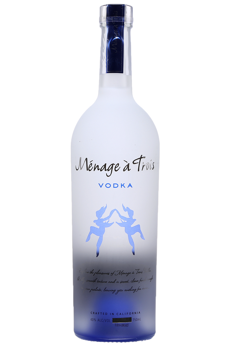 MENAGE A TROIS VODKA        40%ABV   750ml