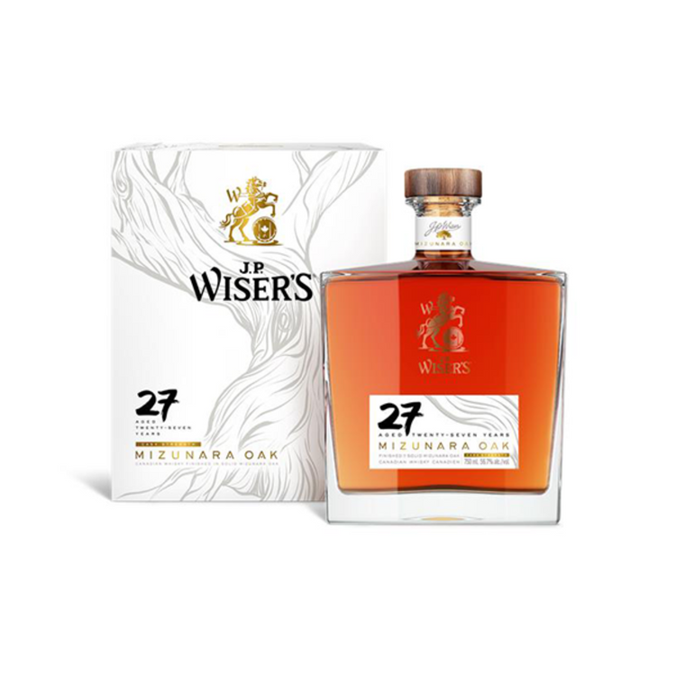 J.P. WISER'S 27 YEAR OLD MIZUNARA OAK 750ML