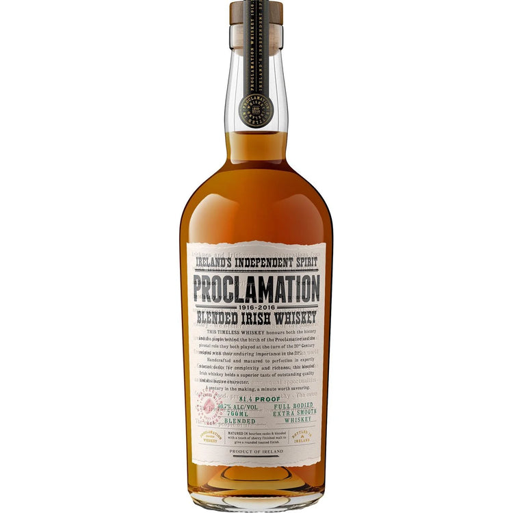 PROCLAMATION IRISH WHISKEY  40.7%ABV 700ml