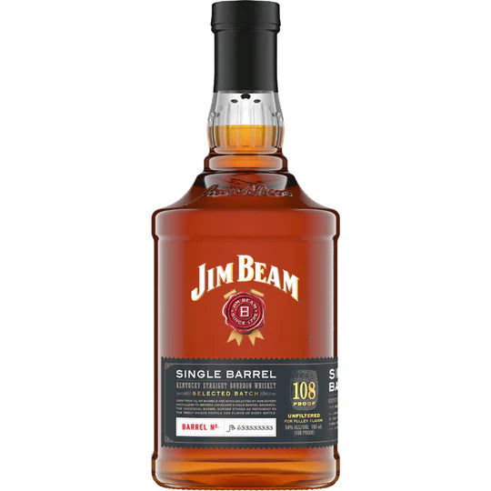 JIM BEAM SINGLE BARREL 54%ABV 750ml