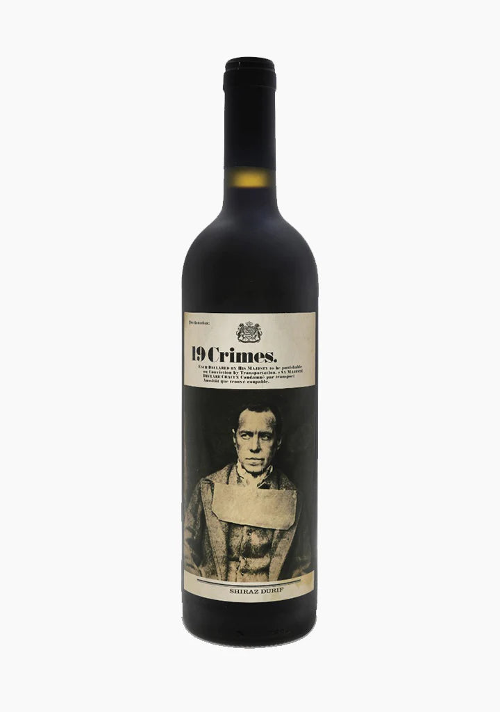 19 Crimes  Shiraz - Durif 2019 14.50%ABV 750ml