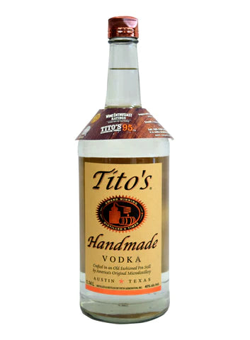 TITO'S HANDMADE VODKA          40%ABV  1.75L