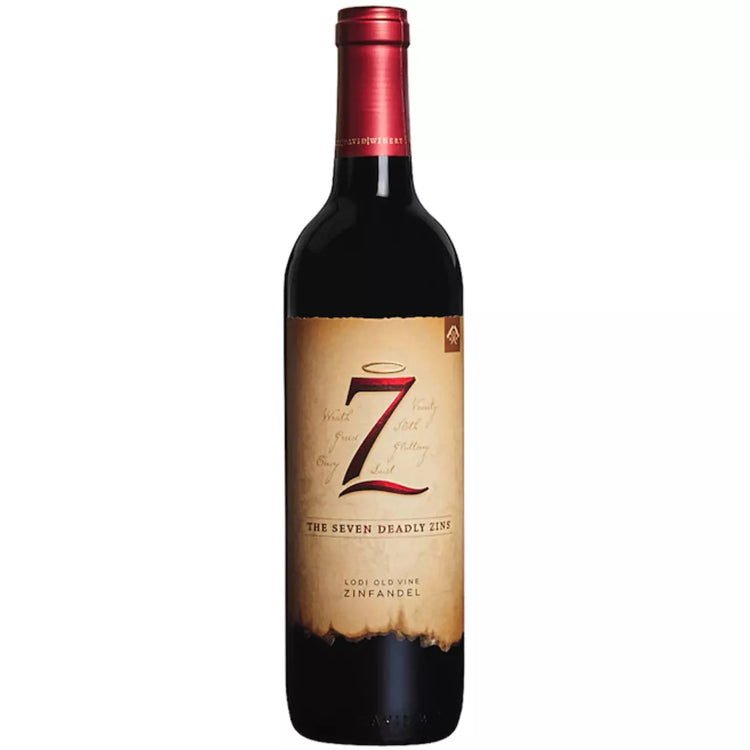 7 Deadly Wines  7 Deadly Zins Old Vine Zinfandel 2017  15.00%ABV 750ml