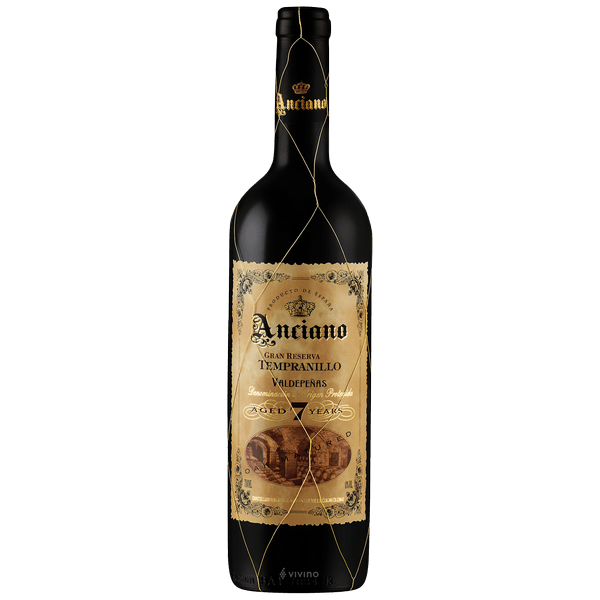 Anciano  Gran Reserva - 10 Years Tempranillo  13.00%ABV 750ml