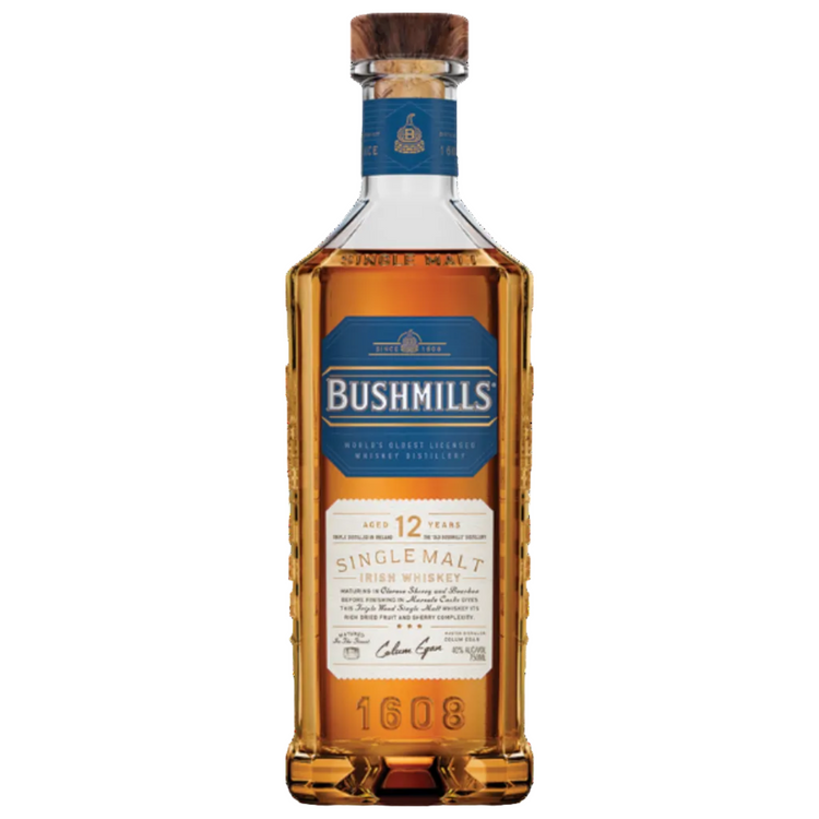BUSHMILL SINGLE MALT 12 YEAR OLD 750ml