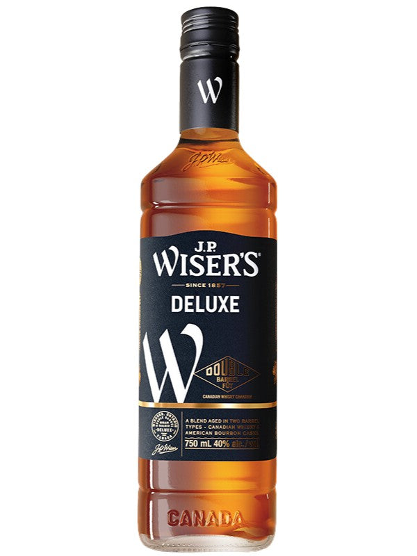 J.p. wiser's deluxe 40%ABV  750ml