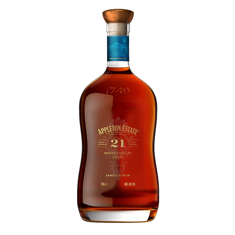 Appleton Estate 21 Years Old Rum 43%ABV 750ml