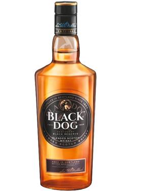 BLACK DOG             42.8%ABV 750ml