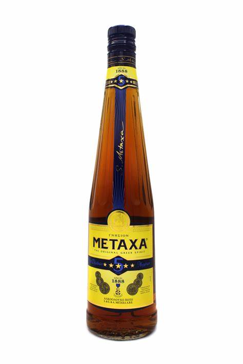 Metaxa 5 Star  38%ABV  750mL