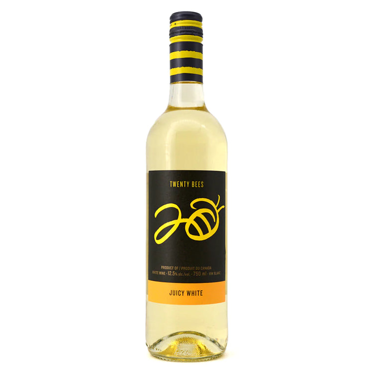 20 Bees  Juicy White   12.50%ABV 750ml