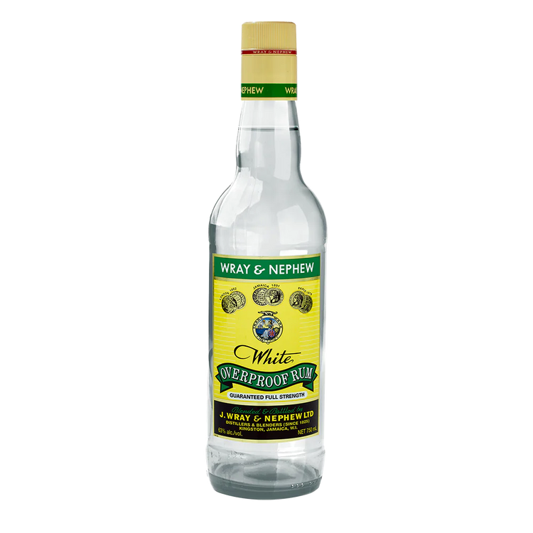 Wray & Nephew White Overproof Rum 63%ABV 750ml