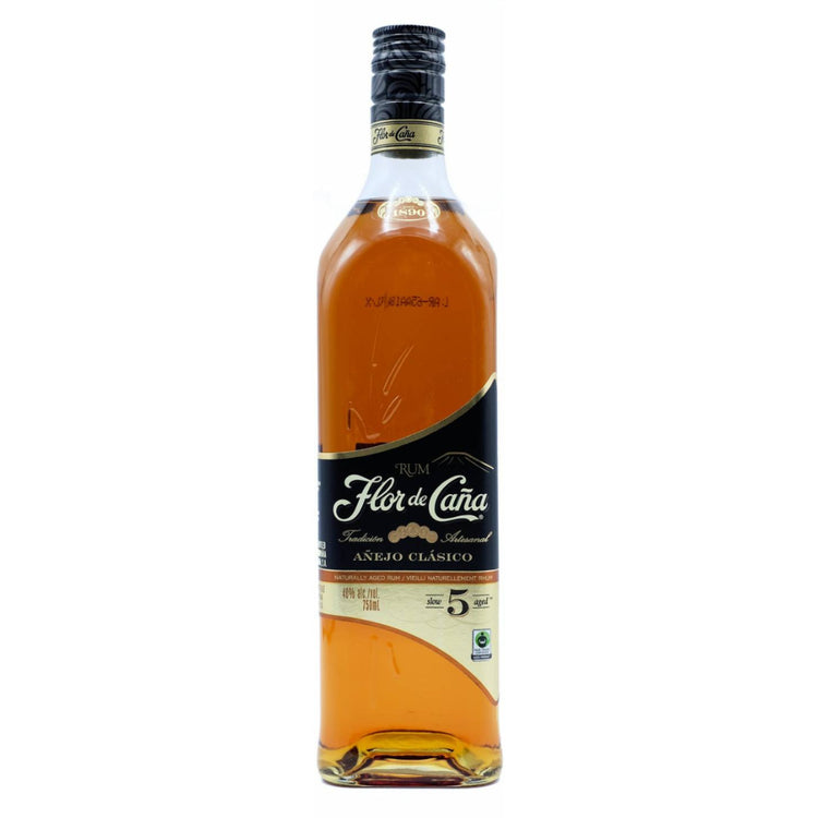 Flor De Cana Black Label 5 Year Old 40%ABV 750ml