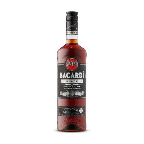 Bacardi Black Rum 40%ABV 750ml