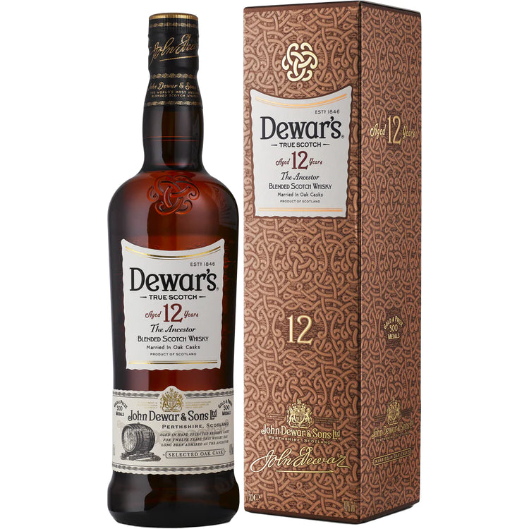 Dewar's 12 year old 40%ABV 750ml