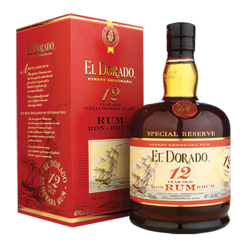 El Dorado 12 Year Old Rum 40%ABV 750ml