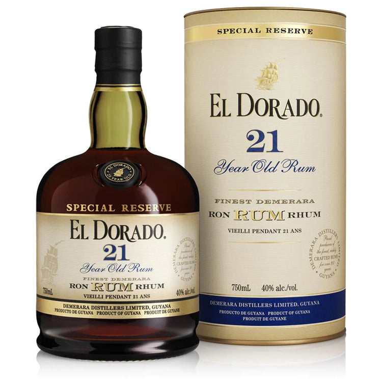 El Dorado 21 Year Old Rum 40%ABV 750ml