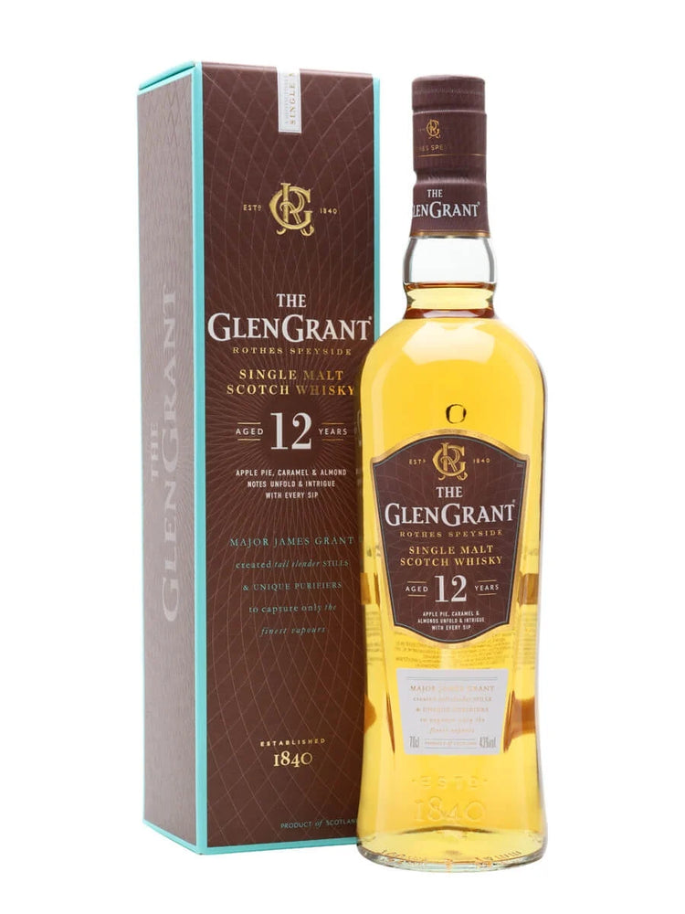 GLEN GRANT 12 YR              43%ABV 750ml