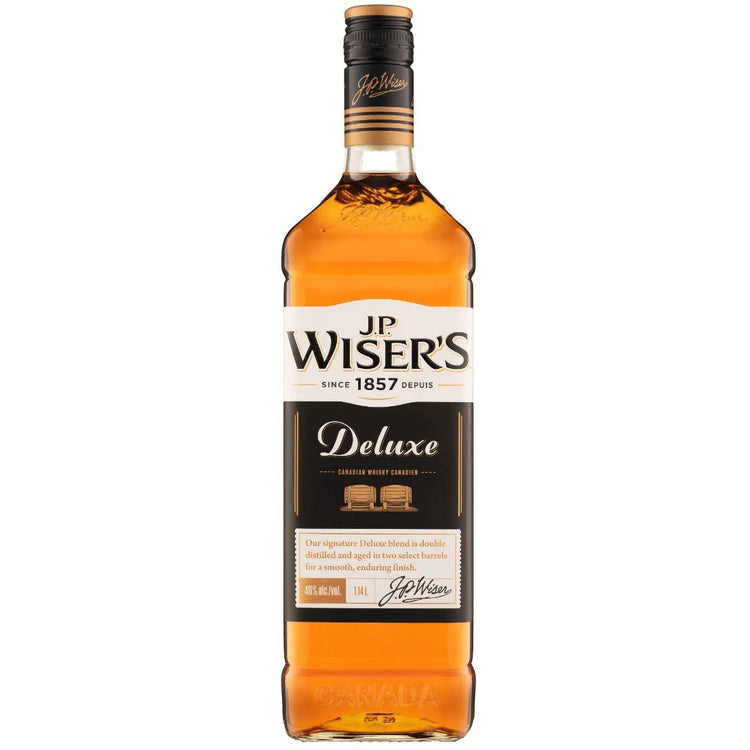 J.p. wiser's deluxe 40%ABV  750ml