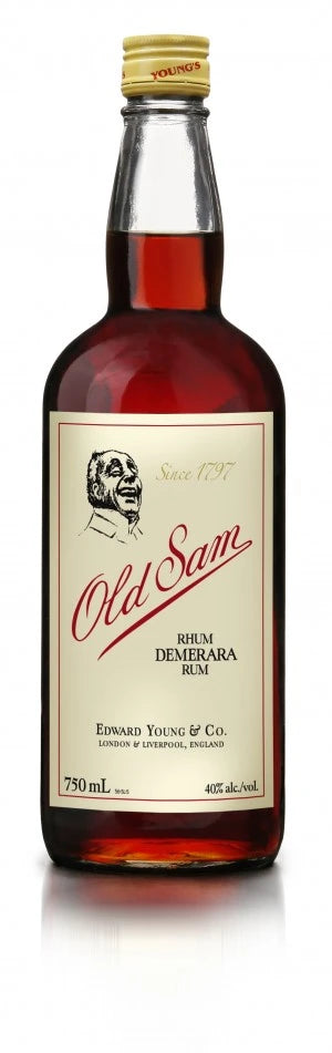 Young's Old Sam Demerara Rum  40%ABV 750ml