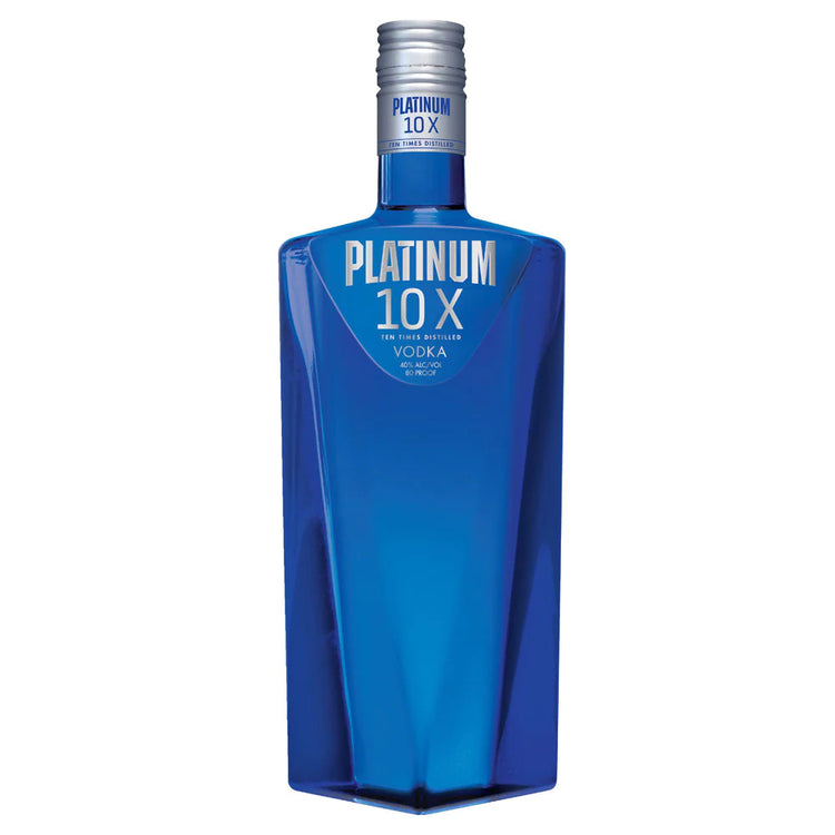 PLATINUM 10X DISTILLED VODKA          40%ABV  1.750L