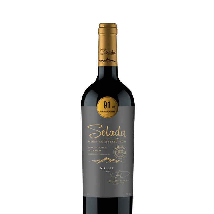 Selada Wines  Winemaker Selection Malbec 2018 14.00%ABV 750ml