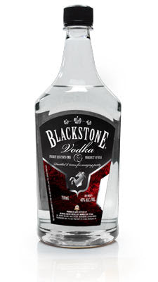 BLACK STONE  VODKA      40%ABV 750ml